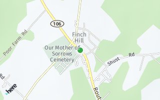 Map of 417 Route 106, Greenfield Township, PA 18407, USA