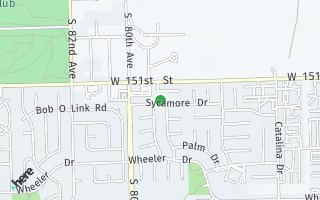 Map of 7860 Sycamore Dr, Orland Park, IL 60462, USA