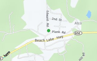 Map of 12 Edward Road, Beach Lake, PA 18405, USA