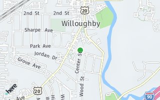 Map of 4360 Center Street, Willoughby, OH 44094, USA