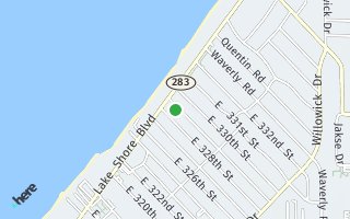 Map of 226 E 329th St, Willowick, OH 44095, USA