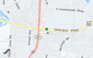 Map of 175 E. Veterans Parkway, Yorkville, IL 60560, USA