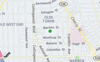 Map of 2425 Fulton Ave, Toledo, OH 43620, USA