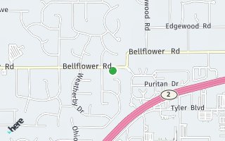 Map of 7880 Bellflower Road, Mentor, OH 44060, USA