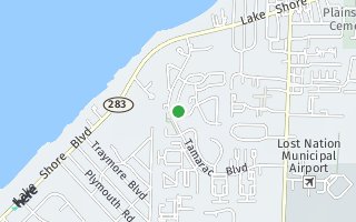 Map of 1402 Brooks Drive, Willoughby, OH 44094, USA