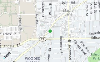 Map of 1587 Oakhill Dr. O-5, South Bend, IN 46637, USA