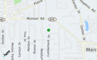 Map of 6190 Cumberland Ct, Mentor, OH 44060, USA