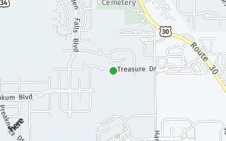 Map of 494 Treasure Dr, Oswego, IL 60543, USA