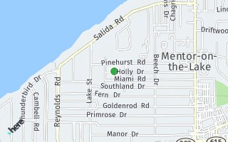 Map of 7519 Holly Dr, Mentor on the Lake, OH 44060, USA