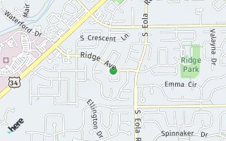 Map of 2395 Ridge Ave, Aurora, IL 60504, USA