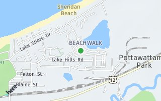 Map of 101 Thomas Blvd., Michiagn City, IN 46360, USA