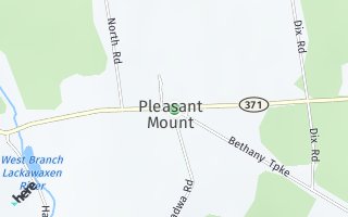 Map of Peterson Drive, Pleasant Mount, PA 18453, USA