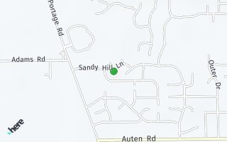 Map of 22062 Sandy Hill Lane, South Bend, IN 46628, USA