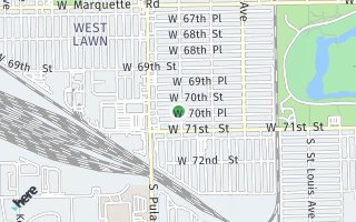 Map of 3900 W 70 PL, Chicago, IL 60629, USA