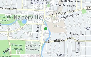 Map of 520 S Washington St SUITE 101, Naperville, IL 60540, USA