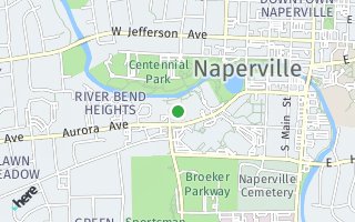 Map of 509 Aurora Ave #102, Naperville, IL 60540, USA