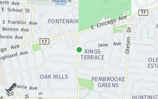 Map of 1105 Jane Ave, Naperville, IL 60540, USA