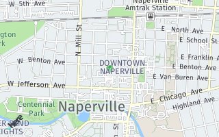Map of 180 W Benton Ave Unit 401, Naperville, IL 60540, USA