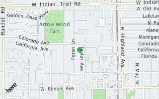 Map of 886 Taylor Ave, Aurora, IL 60506, USA