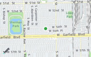 Map of 917 W 54th St, Chicago, IL 60609, USA