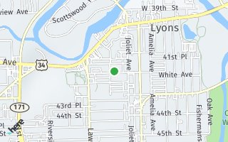 Map of 8032 White, Lyons, IL 60534, USA