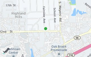 Map of 1S761 Fairview Ave, Lombard, IL 60148, USA