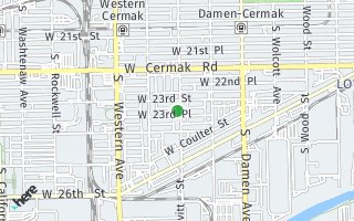Map of 2318  Leavitt, Chicago, IL 60608, USA