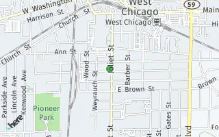 Map of 518 Joliet St, West Chicago, IL 60185, USA