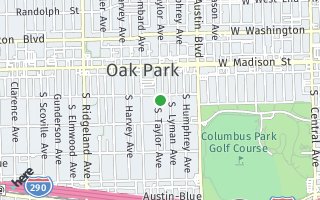 Map of 606 S Taylor Ave, Oak Park, IL 60304, USA