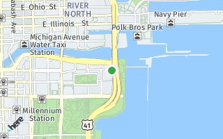 Map of 450 E Waterside Dr 1106, Chicago, IL 60601, USA