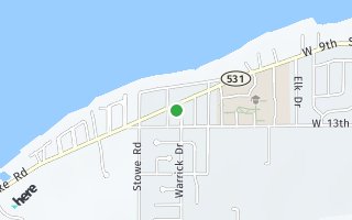 Map of 3912 Lake Road West, Saybrook, OH 44004, USA