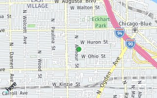 Map of 1472 W Erie St, Chicago, IL 60642, USA