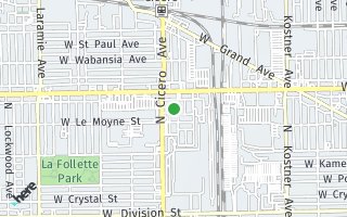 Map of 1526 N keating, chicago, IL 60644, USA
