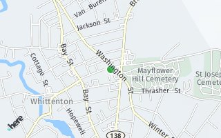 Map of 33 E Britannia Street, Taunton, MA 02780, USA