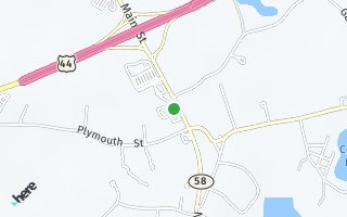 Map of 96  North Main St Carver Commercial Space, Carver, MA 02330, USA
