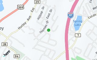 Map of 212 Ridgewood Ave, Hurley, NY 12443, USA