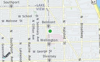 Map of 933 West Fletcher GDNR, Chicago, IL 60657, USA