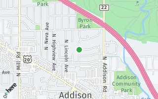 Map of 17 Rozanne, Addison, IL 60101, USA