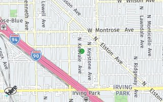 Map of 4239 N. Kedvale Ave 1D, Chicago, IL 60641, USA