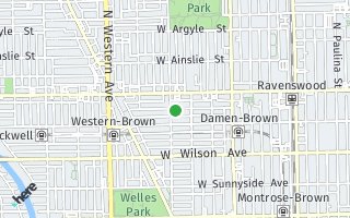 Map of 2175 West Giddings 2, Chicago, IL 60625, USA