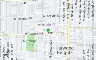 Map of 7410 W Lawrence Ave 223, Harwood Heights, IL 60706, USA