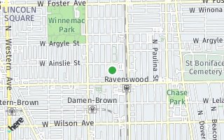 Map of 4841 North Wolcott 1B, Chicago, IL 60640, USA