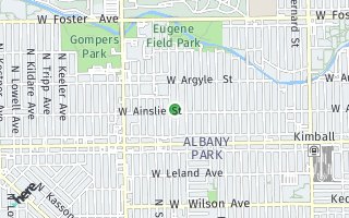 Map of 4909 N Avers, Chicago, IL 60625, USA