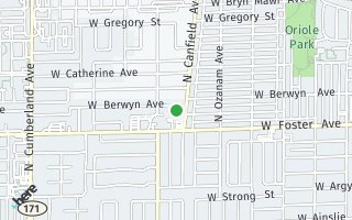 Map of 7927 W Berwyn Avenue, Chicago, IL 60656, USA
