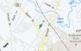 Map of 48 Pearl Street, Bridgewater, MA 02324, USA