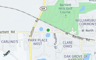Map of 848 West Bartlett, Bartlett, IL 60103, USA