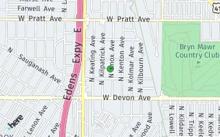 Map of 6530 N Knox AVE, Lincolnwood, IL 60712, USA