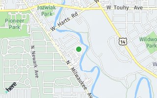 Map of 6815 N Milwaukee Ave #607, Niles, IL 60714, USA