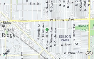Map of 7056 N. Overhill Ave., Chicago, IL 60631, USA