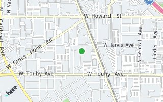 Map of SOLD 7343 N McVicker Ave, Chicago, IL 60646, USA